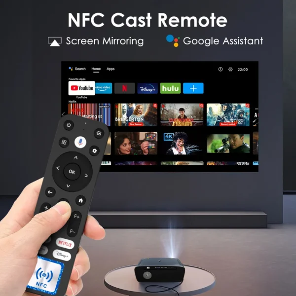 【4K UHD Android 11 Projector】Netflix Licensed 5G WiFi Dolby Video Outdoor Portable Home Cinema 80000 Lumens Projectors 2025 New - Image 5