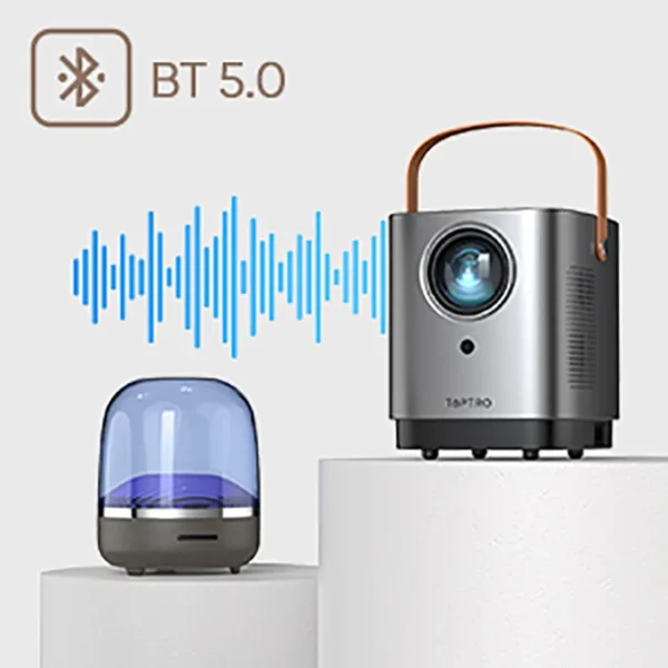TOPTRO Projector Portable 5G WIFI Bluetooth Projector 18000 Lumens 1080P Supported Home Theater Outdoor Proyector Dust-proof - Image 3