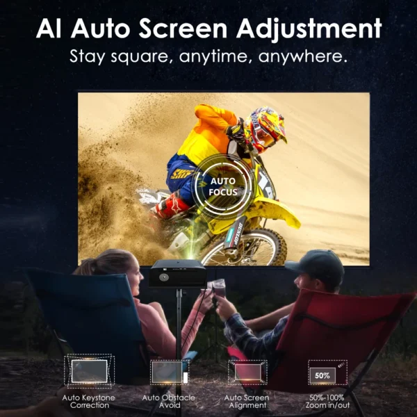 【4K UHD Android 11 Projector】Netflix Licensed 5G WiFi Dolby Video Outdoor Portable Home Cinema 80000 Lumens Projectors 2025 New - Image 6