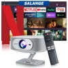 Salange 1080P Projector 4K Video Supported Android 13.0 OS Auto Keystone Electric Focus 300 Inches Big Screen Bluetooth 5.2